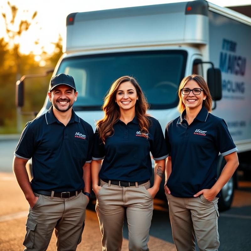The J van Dyk Transport moving team